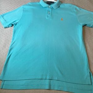 Ralph Lauren Men's Turquoise Polo Shirt